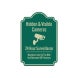 Hidden & Visible Cameras Aluminum Sign (Reflective)