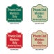 Private Club Members Only Aluminum Sign (Reflective)