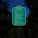 Beach Rules No Lifeguard Swim At Your Own Risk Aluminum Sign (Reflective)