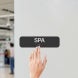 Spa Braille Sign