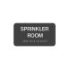 ADA Sprinkler Room Braille Sign