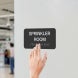 ADA Sprinkler Room Braille Sign