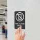 ADA Fire Alarm Panel Braille Sign