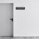 Waiting Room Braille Sign