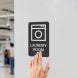ADA Laundry Room Braille Sign