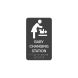 Baby Changing Station Braille Sign