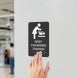 Baby Changing Station Braille Sign