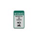 Reserved Motorcycles & Scooters Aluminum Sign (HIP Reflective)