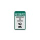 Reserved Motorcycles & Scooters Aluminum Sign (Diamond Reflective)