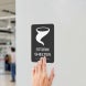 Storm Shelter Braille Sign