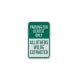 Parking For Dentist Only Aluminum Sign (EGR Reflective)