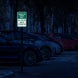 Parking For Dentist Only Aluminum Sign (HIP Reflective)