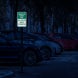 Parking For Dentist Only Aluminum Sign (Diamond Reflective)