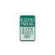 Electrical Vehicles Only Aluminum Sign (EGR Reflective)