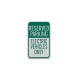 Electrical Vehicles Only Aluminum Sign (HIP Reflective)