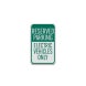 Electrical Vehicles Only Aluminum Sign (Diamond Reflective)