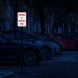 Parking At Owner's Risk Aluminum Sign (HIP Reflective)