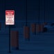 Not Responsible For Damage, Parking Aluminum Sign (EGR Reflective)