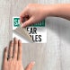OSHA First Wear Goggles Decal (Non Reflective)