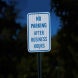 No Parking After Business Hours Aluminum Sign (EGR Reflective)