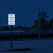 No Parking After Business Hours Aluminum Sign (Diamond Reflective)