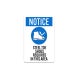 OSHA Steel Toe Shoes Required Decal (Non Reflective)