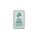 Stork Parking For New Mothers Aluminum Sign (EGR Reflective)