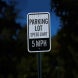 Speed Limit 5 MPH Aluminum Sign (HIP Reflective)