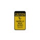Parking Lot May Be Slippery Aluminum Sign (HIP Reflective)