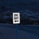One Way Aluminum Sign (HIP Reflective)