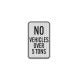 No Vehicles Over 5 Tons Aluminum Sign (EGR Reflective)