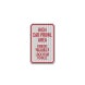 High Car Prowl Area Aluminum Sign (HIP Reflective)