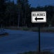 Deliveries Arrow Aluminum Sign (EGR Reflective)