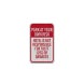 Hotel Is Not Responsible For Theft, Parking Aluminum Sign (HIP Reflective)