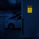 Lock Your Car Aluminum Sign (HIP Reflective)