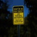 Lock Your Car Aluminum Sign (HIP Reflective)