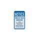 Not Responsible For Theft, Parking Aluminum Sign (Diamond Reflective)