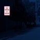 No Parking In Driveway Aluminum Sign (Diamond Reflective)