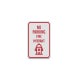No Parking Fire Hydrant Aluminum Sign (Diamond Reflective)