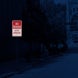 No Parking, Active Driveway Aluminum Sign (HIP Reflective)