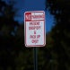Patient Drop Off & Pick Up Aluminum Sign (EGR Reflective)