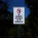 No Alcoholic Beverages Aluminum Sign (Diamond Reflective)