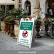 Basketball Court Closed Corflute Sign (Non Reflective)
