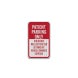 Patient Parking Only Aluminum Sign (EGR Reflective)