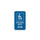 Accessible Route Aluminum Sign (HIP Reflective)
