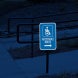 Accessible Route Aluminum Sign (Diamond Reflective)