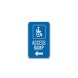 Access Ramp Aluminum Sign (Diamond Reflective)