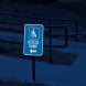 Access Ramp Aluminum Sign (Diamond Reflective)