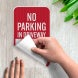 Unauthorized Vehicles Towed Decal (EGR Reflective)