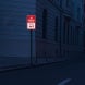 Unauthorized Vehicles Towed Aluminum Sign (EGR Reflective)